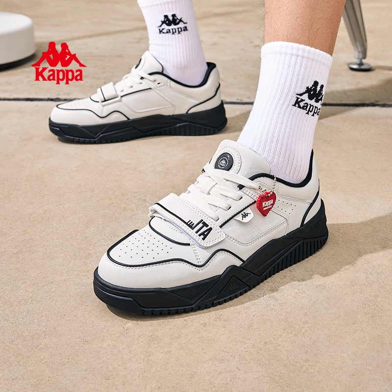 Kappa卡帕板鞋情侣时尚新款软底复古潮鞋运动休闲板鞋K0FW5CC49CJ