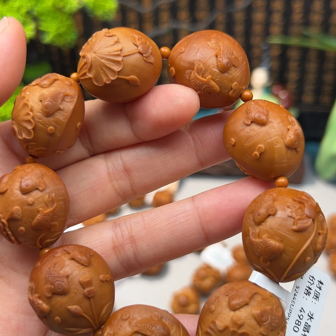 手串/手链橄榄核荷塘月色