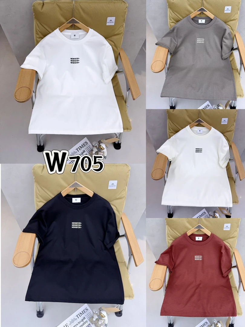 705圆领简约百搭短袖