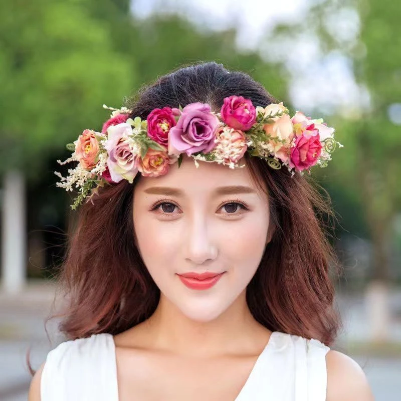 新款上女神花环饰成人演出花环饰森女超仙