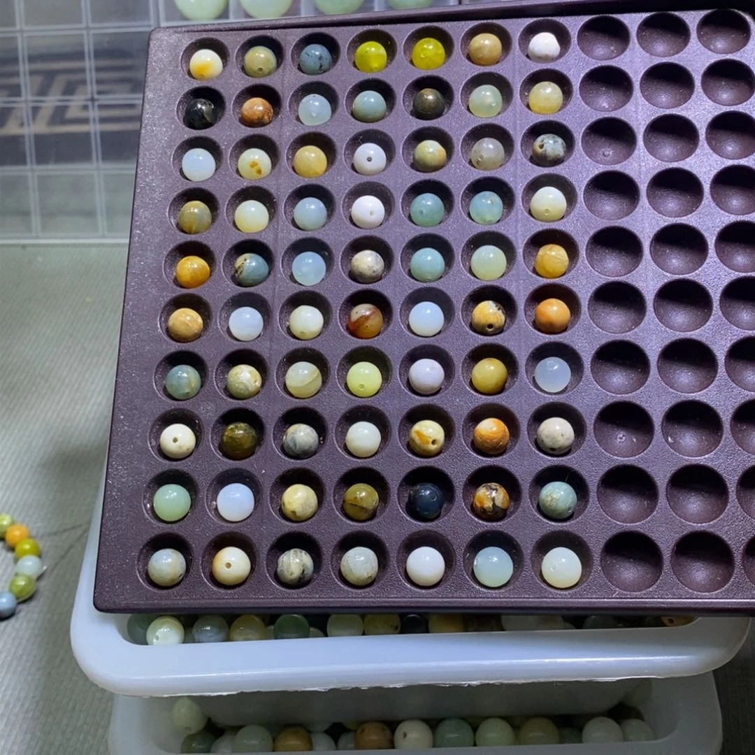 合金蛇纹石玉颈饰103
