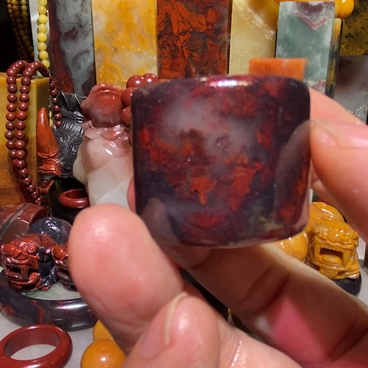 石英质玉印章未镶嵌莫*昔