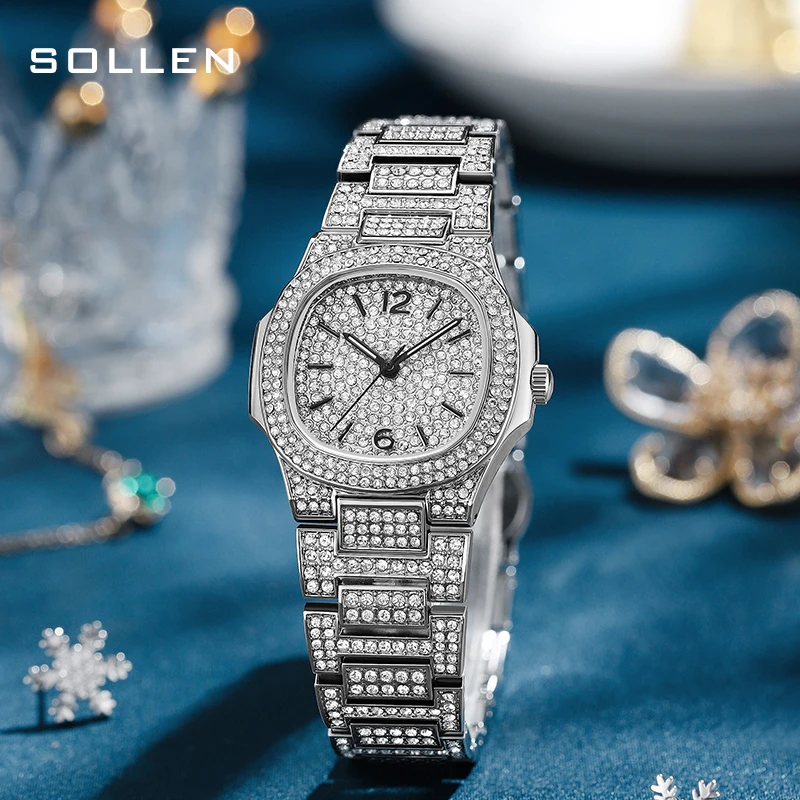【宠粉限定】SOLLEN梭伦贵族轻奢小众经典气质腕表石英女手表SL-437