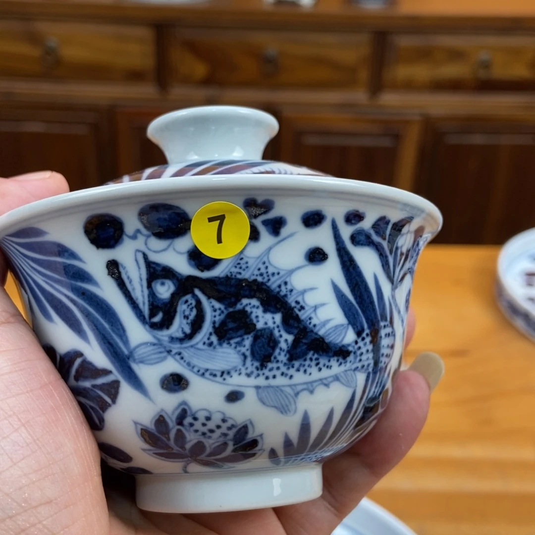 手绘茶具现代制品