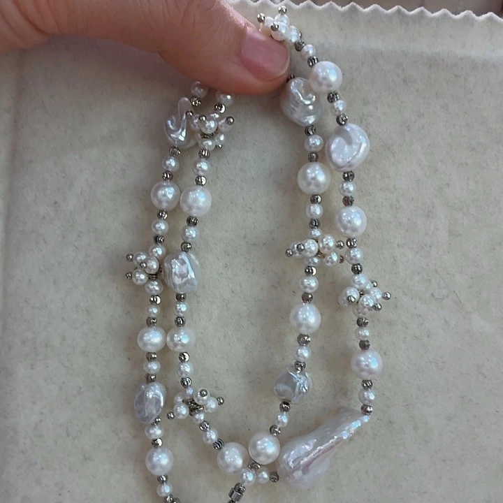 淡水珍珠未镶嵌颈饰