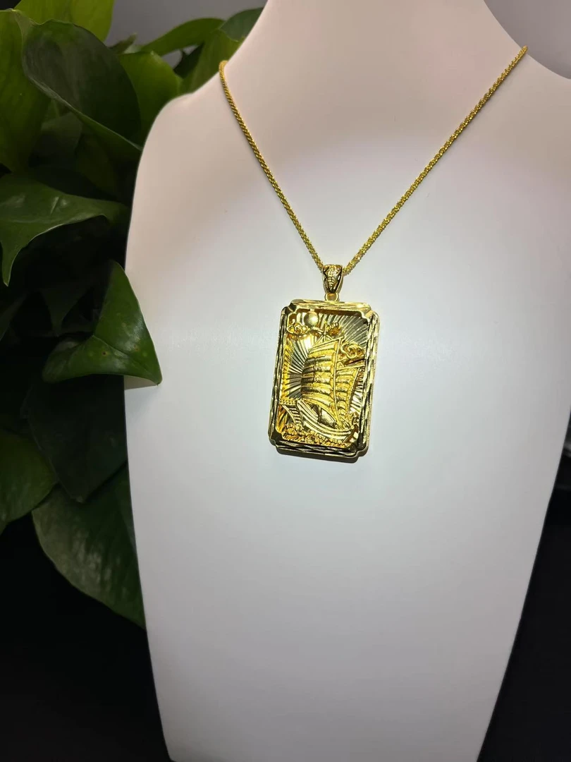 定制高端轻奢风一帆风顺吊坠