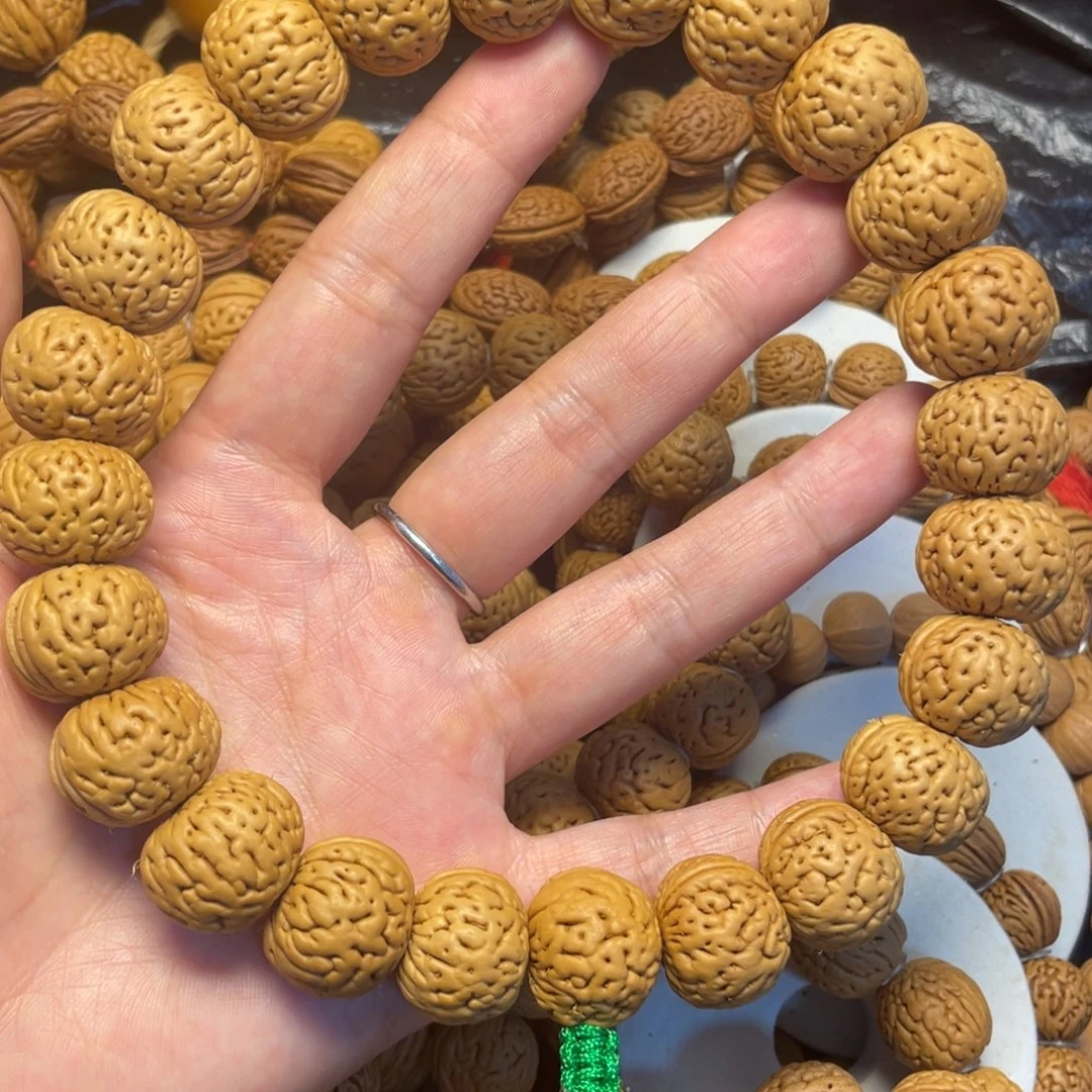 桃木桃核手串19+磨盘