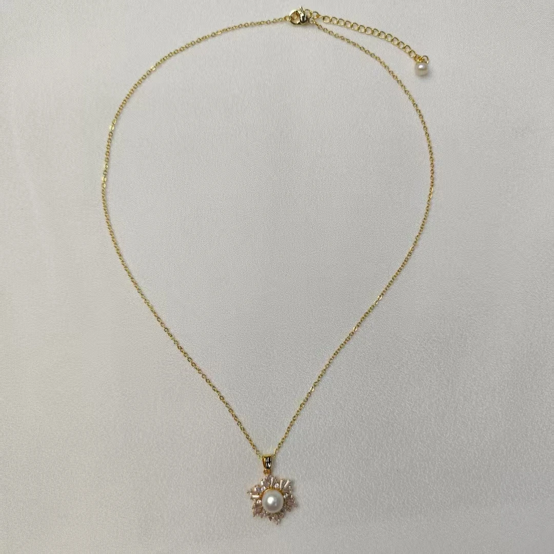 天然淡水珍珠项链   XL3173