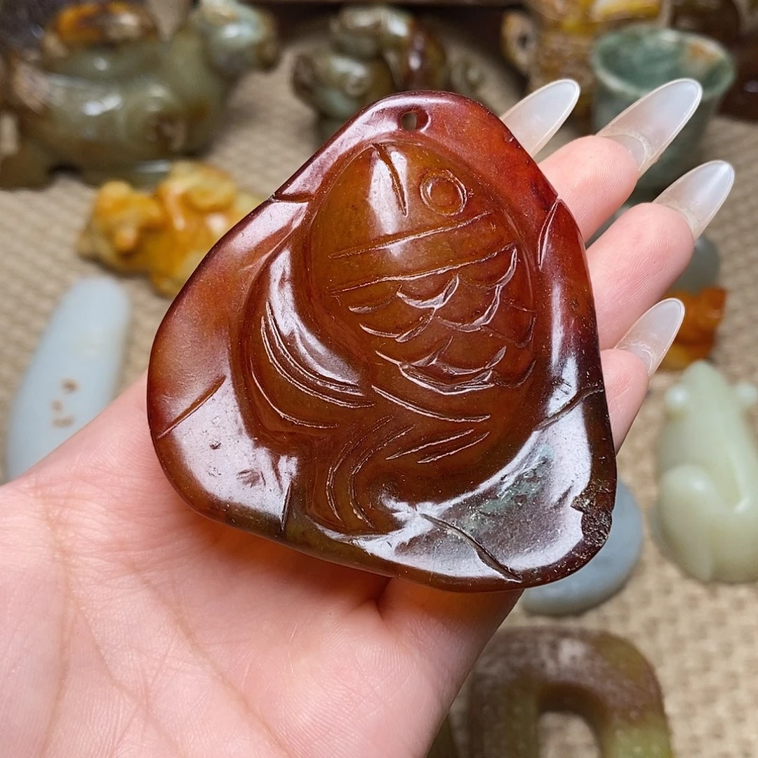 未镶嵌蛇纹石玉颈饰