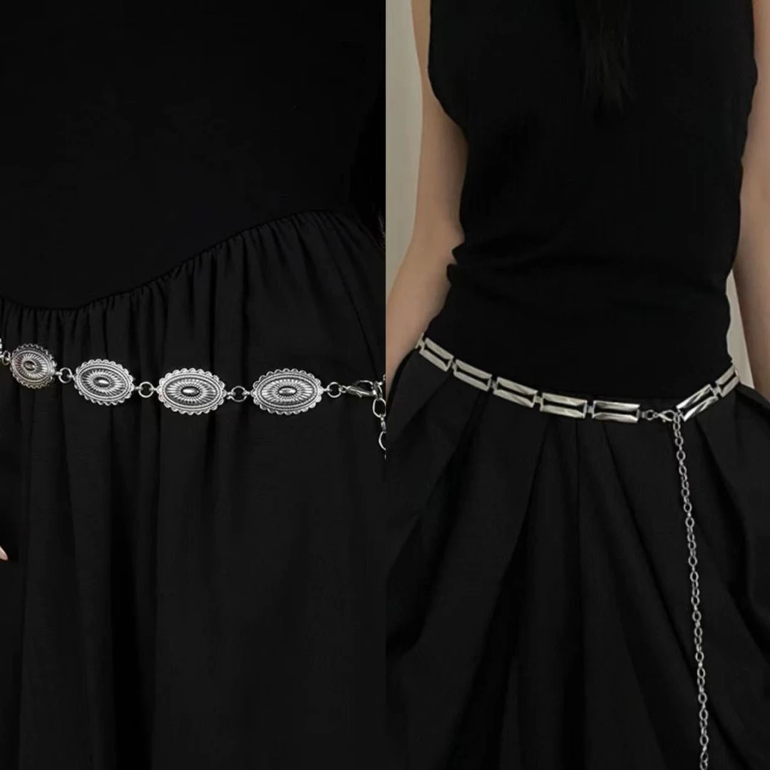 鑫鑫 金属腰链2025中式民族配饰国风古风清雅复古连衣裙链子女007