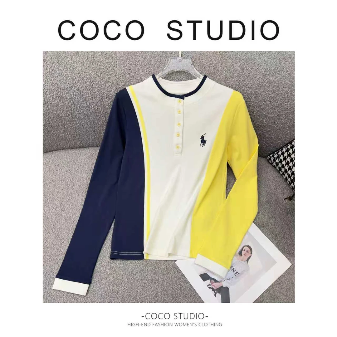 打底衫网红防紫外线秋季修身型休闲长袖常规圆领DDS207