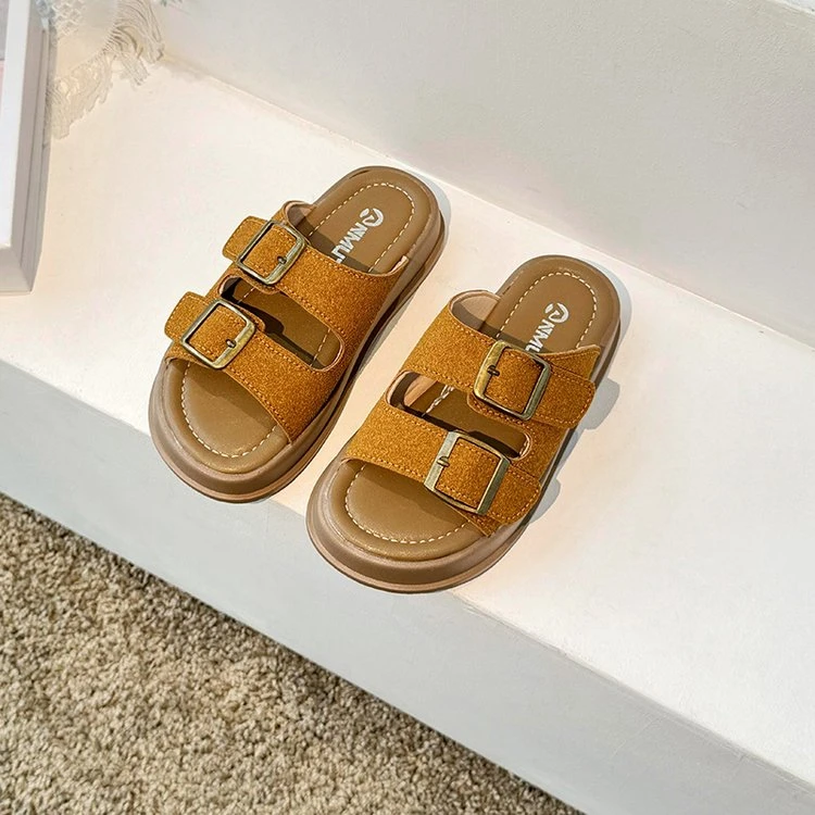 拖鞋现货在仓！现货！PU革13岁夏季休闲3岁不限橡胶网红时尚百搭