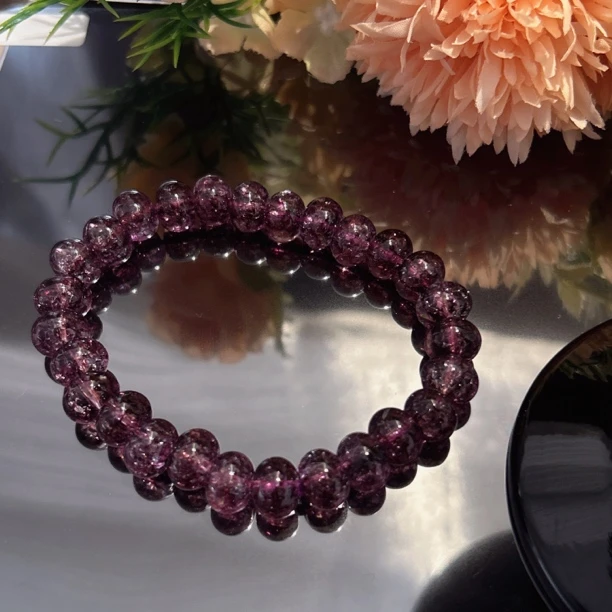 A816 卡10紫幽算盘手串[多样性发一]