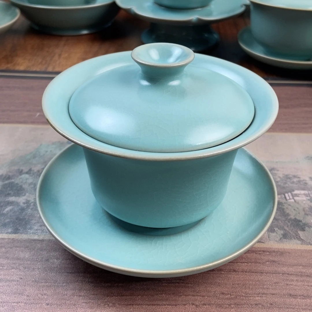 摆件原产地原矿汝瓷～茶器