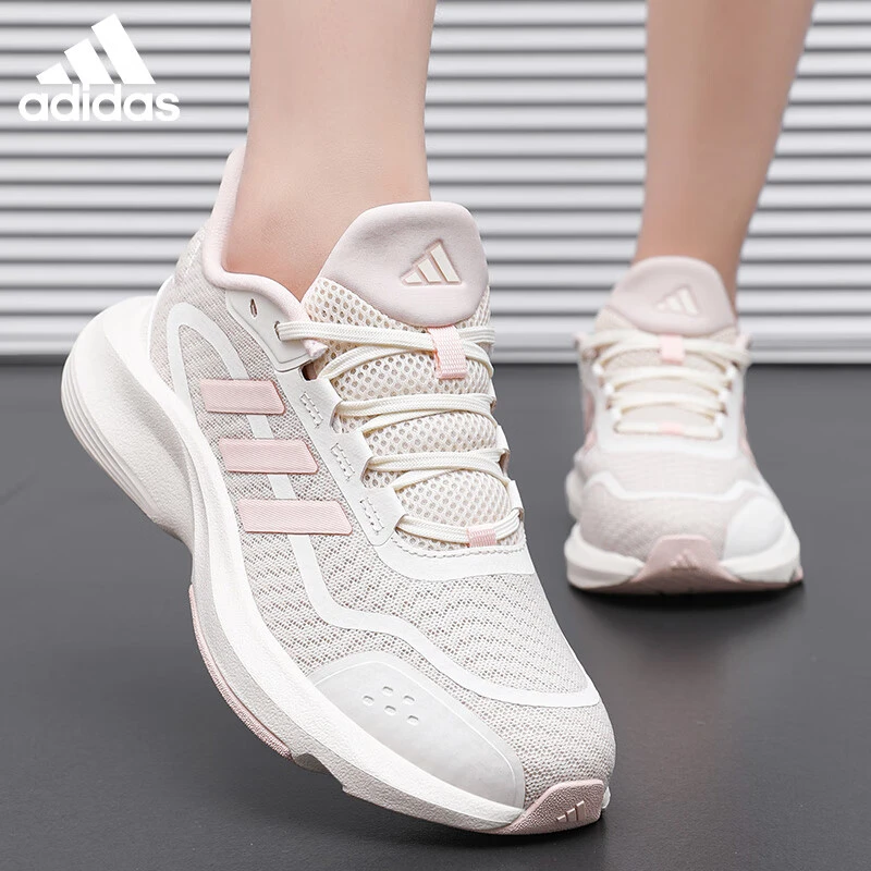 adidas阿迪达斯女鞋2025冬季网面透气轻便运动鞋轻便跑步鞋JH5152