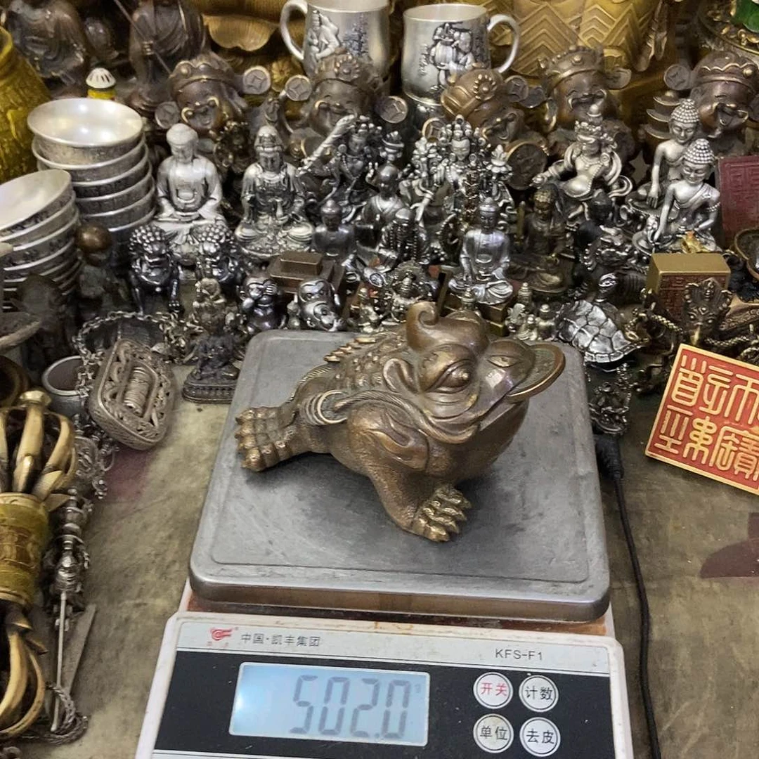 洋葱铜摆件，老杨黄铜