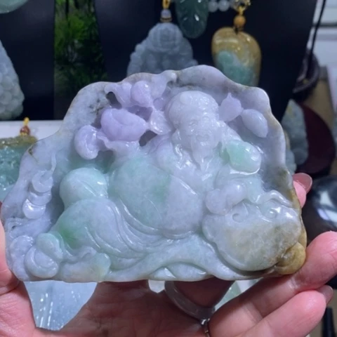 【闪购商品】颈饰未镶嵌翡翠财神