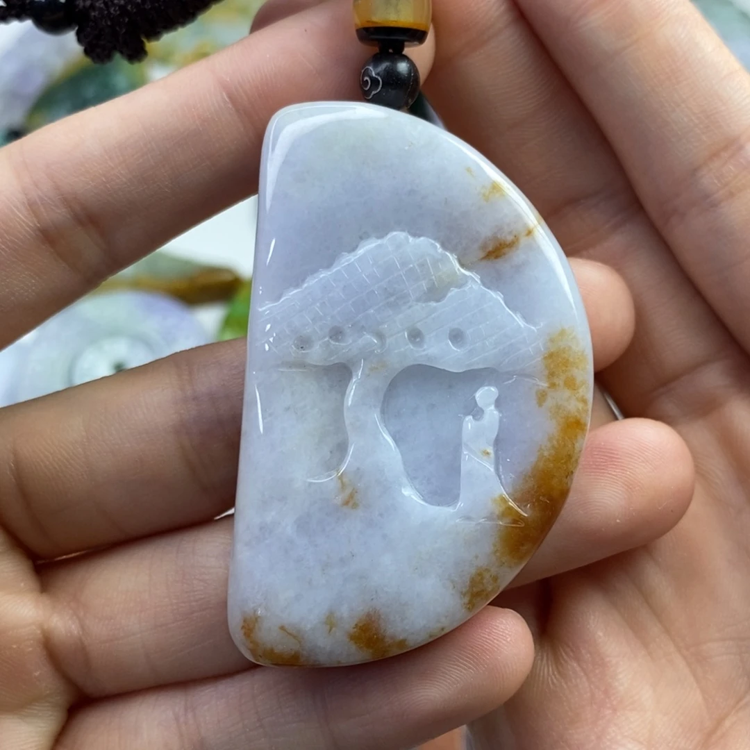 翡翠未镶嵌颈饰吊坠