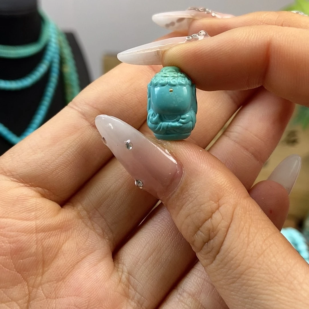 未镶嵌绿松石珠宝奇石