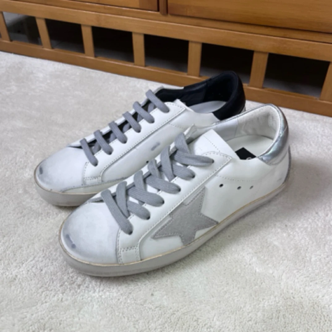 做旧款 麂皮星星 低帮 时尚板鞋 女款 明星同款