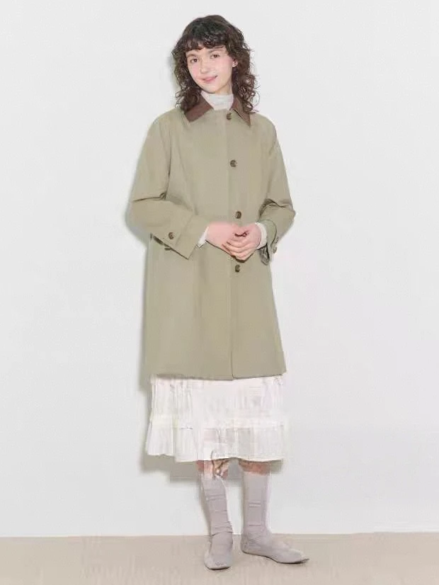 韩百货时尚休闲风衣