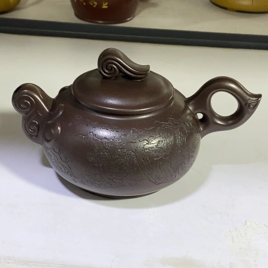 茶壶紫砂白31 飞鸿