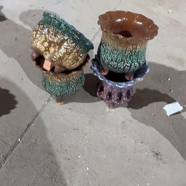 紫砂花盆次品次品颜色随机款式随机