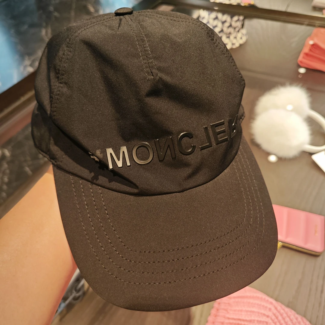 【巴黎直邮】Moncler盟可睐男女同款黑色鸭舌帽棒球帽