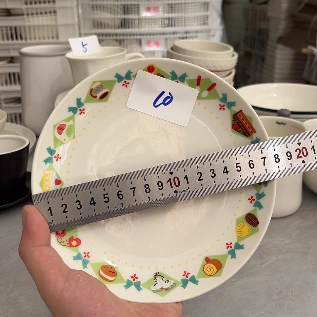 白瓷010甜品盘7寸2021