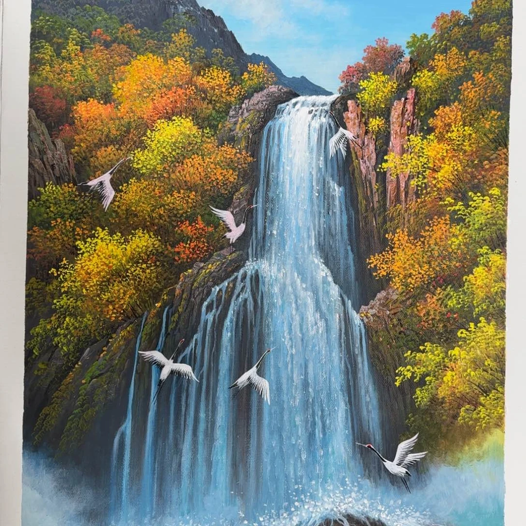 油画加油加油努力加油加油