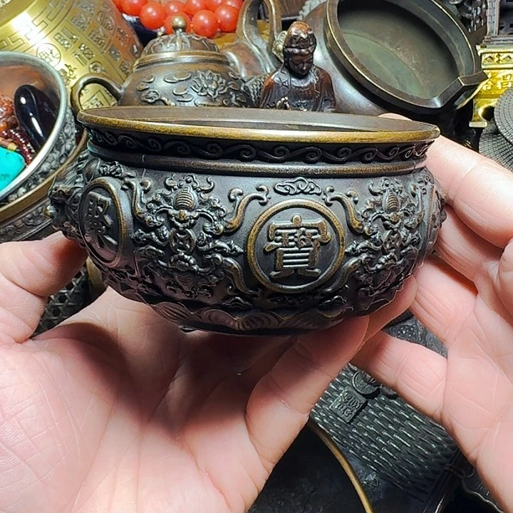 铜器摆件收收藏藏