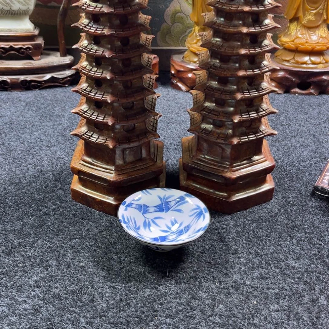 天***而瓷片精品手工瓷瓶