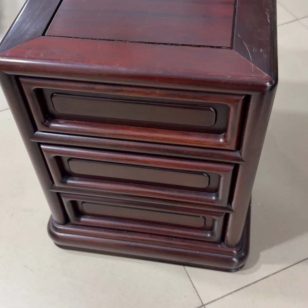 蜀***三储物柜花梨木类般若中古美术工艺品