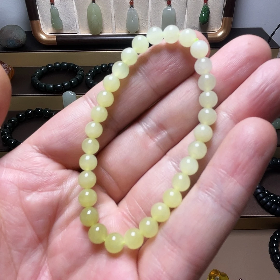 和田玉未镶嵌手串