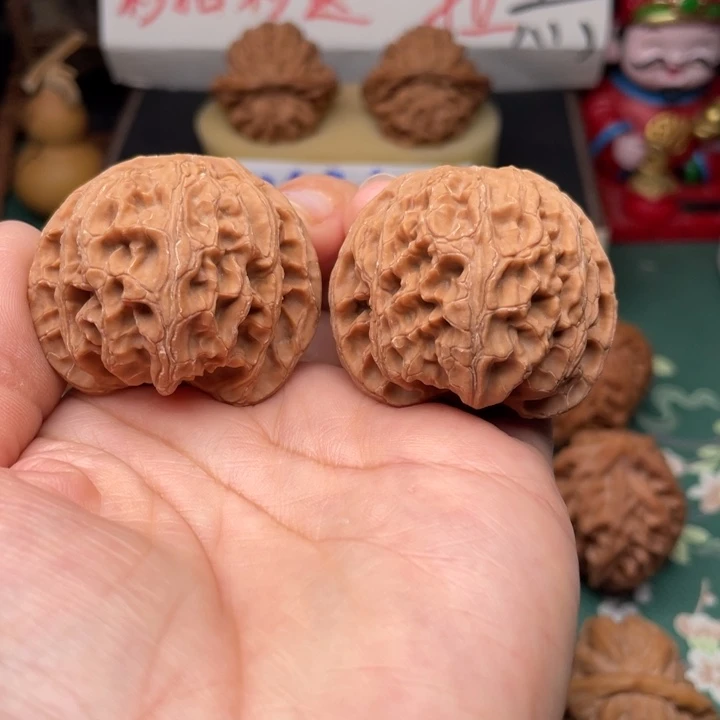 【闪购商品】把件文玩核桃贰*40+全品苹果园