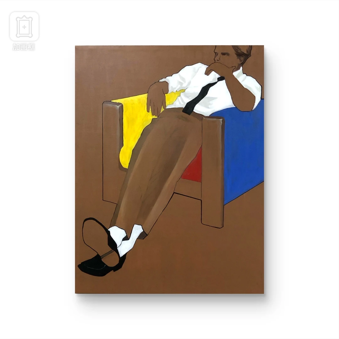 【西格玛】 “75*100” No.1506 现代客厅玄关纯手绘装饰画