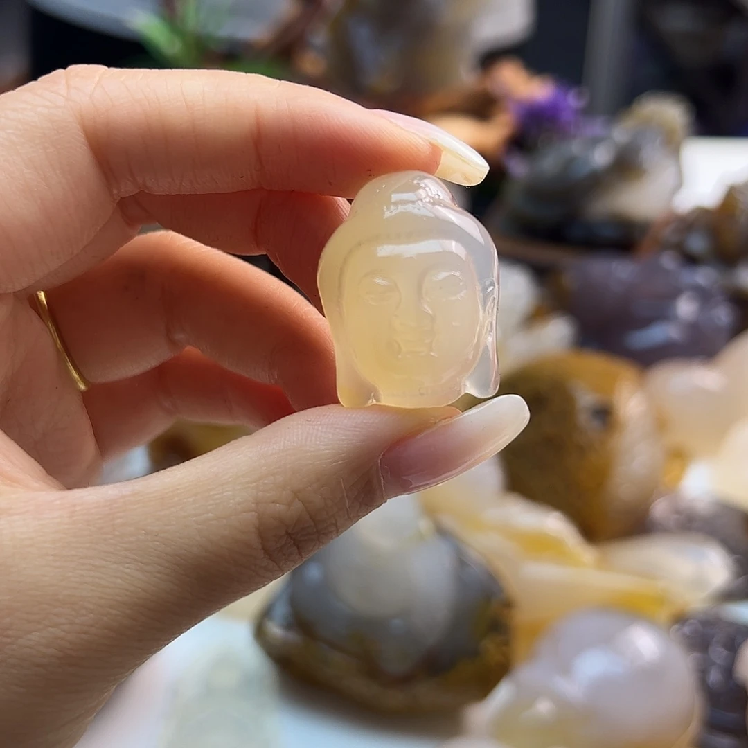 玛瑙/玉髓未镶嵌吊坠(不含链)