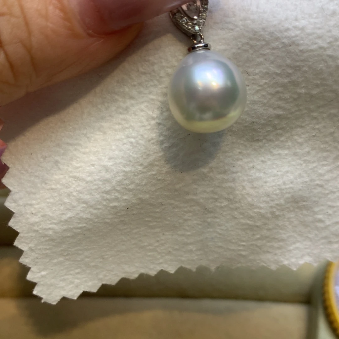 颈饰银S925镶嵌海水珍珠