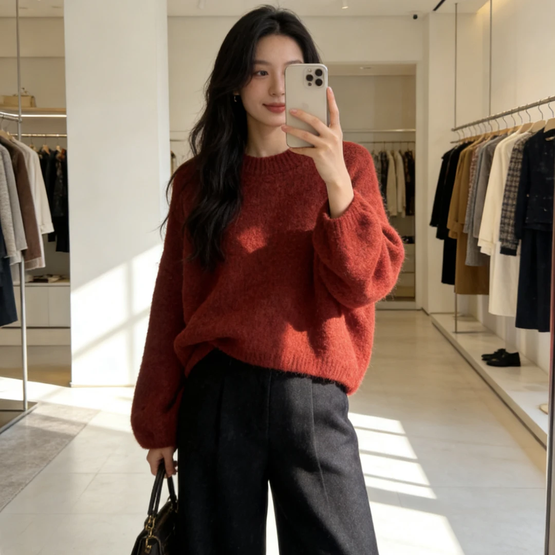 胸122-200长54（部分无三标介意勿拍）遮肉针织上衣YM 5172