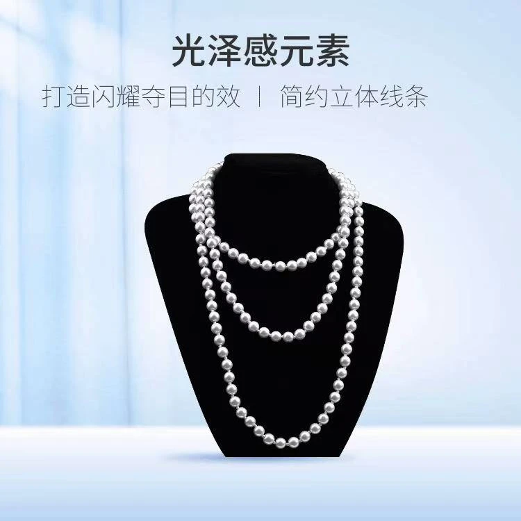 非金属布艺项链 中国风气质百搭精致女士通勤轻奢项链XL920536