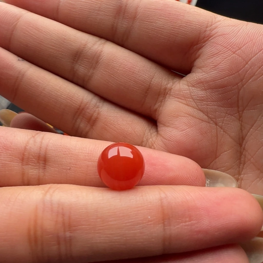 南红玛瑙未镶嵌圆珠11.2