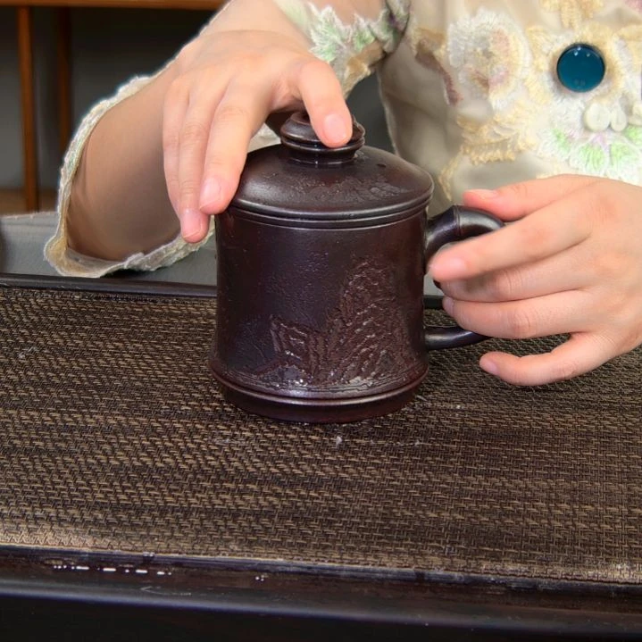 茶杯紫砂高货放漏