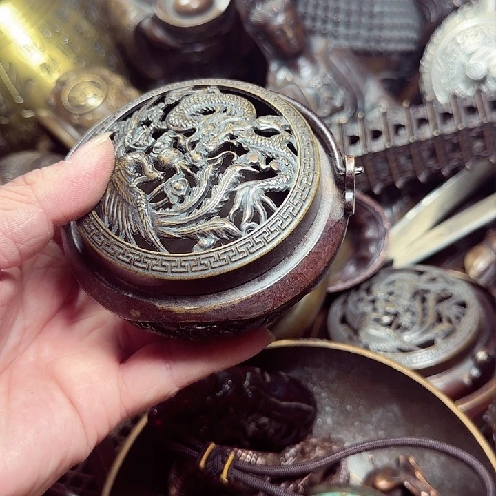 铜器摆件收收藏藏