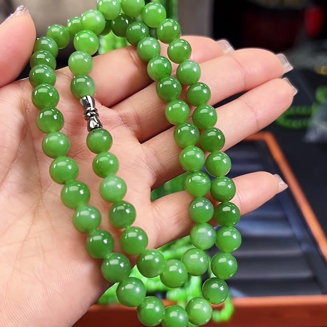 和田玉（碧玉）未镶嵌颈饰卡8