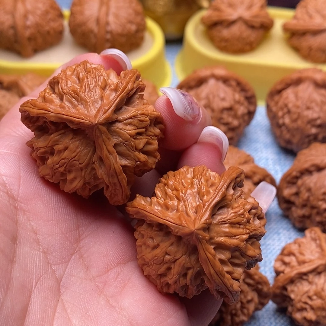把件文玩核桃毕业三棱41尺全品