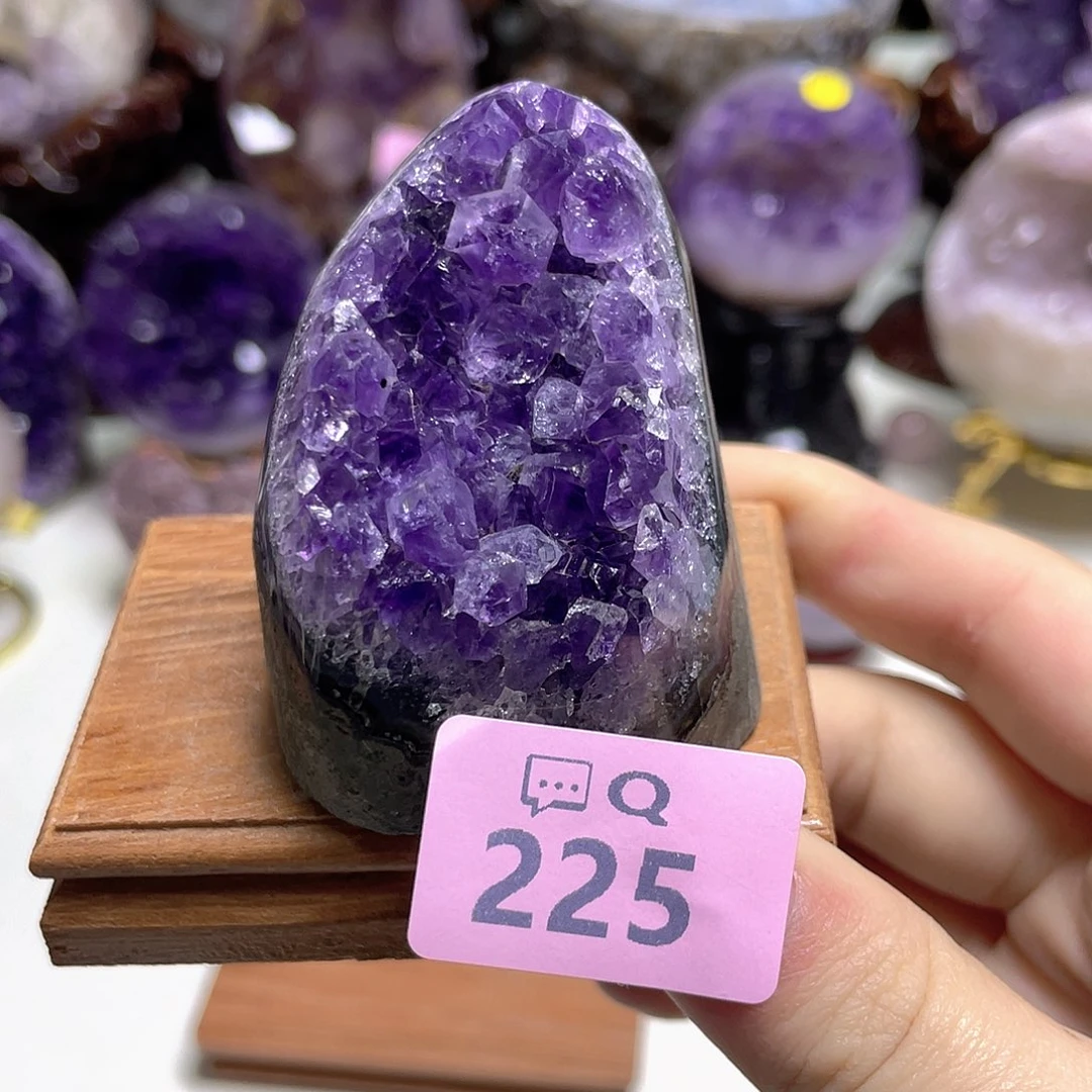 珠宝半成品紫晶未镶嵌