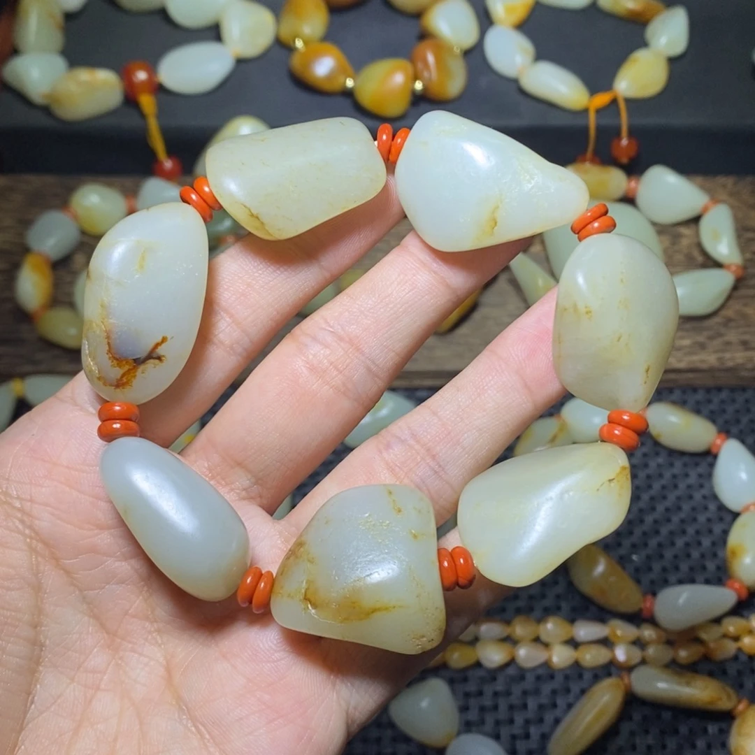 和田玉手链未镶嵌