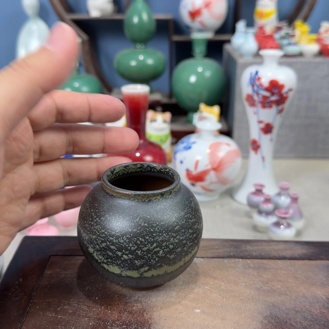 陶瓷手工小花器摆件
