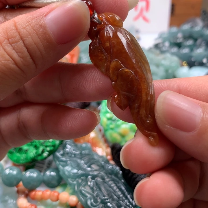 翡翠项链未镶嵌保真天然A货翡翠
