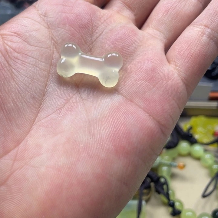 峣***瑶蛇纹石玉合金颈饰